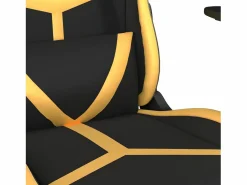 piezas Silla gaming de masaje cuero sintético negro y^Clicnbuy