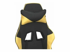 Clicnbuy Silla Gaming|piezas Silla gaming de masaje cuero sintético negro y