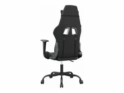 Clicnbuy Silla Gaming|piezas Silla gaming de masaje cuero sintético negro y