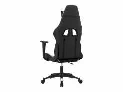 piezas Silla gaming de masaje cuero sintético negro y^Clicnbuy Clearance