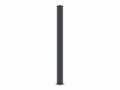 EXPERTLAND Pilar para portón de aluminio, Ancho 15 x Alt. 90 cm, antracita, NERETO Gris antracita Clearance