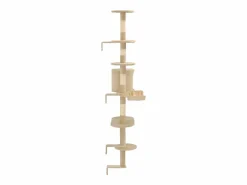 Pilnar Rascador de gatos de pared con poste de sisal 194 cm^Garden Furniture Online