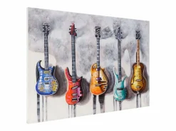 Pintura al óleo guitarras pintadas a mano^MCW