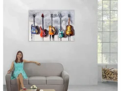 Pintura al óleo guitarras pintadas a mano^MCW
