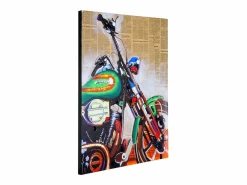 MCW Cuadro|Pintura al óleo moto pintada a mano