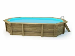 Piscina de madera '"Brazila" 5.86 x 3.86 x 1.20 m^Habitat et jardin