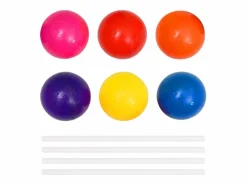 Piscina de bolas con 50 bolas para niños 75x75x32 cm ES804391 Multicolor Sale