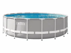 Intex Piscina de jardín 549x122 cm con bomba y accesorios Gris Sale