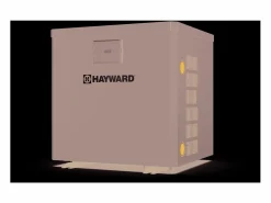 Habitat et jardin Piscina De Madera|Piscina de madera "Hawai" - 4,10 x 1,18 m + minibomba de calor de 3,5kW - Metal - Gris