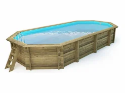 Piscina de madera "Ibiza" - 8.57 x 4.57 x 1.31 m^Habitat et jardin Discount