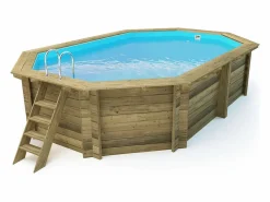 Piscina de madera "Miami" - 4.86 x 3.36 x 1.20 m^Habitat et jardin Online