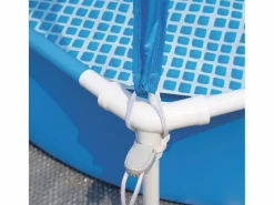 Intex Piscina Tubular|Piscina desmontable Canopy Metal Frame con toldo 700L Ø183x38 cm