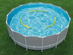 Piscina desmontable Prism Frame 4.485L 4 personas con depuradora 76xØ305 cm^Intex Hot