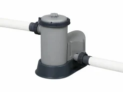 Piscina Desmontable Tubular Power Steel Oval 549x274x122 cm con Depuradora Cartucho 5.678 L/H con Cobertor y Escalera^Bestway