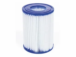 Bestway Piscina Tubular|Piscina Desmontable Tubular Power Steel Oval 427x250x100 cm con Depuradora Cartucho 2.006 L/H
