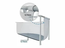 Intex Piscina Desmontable|Piscina elevada rectangular 549x274x132 cm con bomba y accesorios
