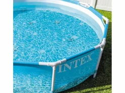 Intex Piscina Elevada Redonda Fondo Marino 28208 Beachside Metal Frame 305x76cm Multicolor Best
