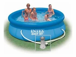 Intex Piscina Desmontable|Piscina hinchable Easy Set 3853L 4 personas con depuradora Ø305x76 cm