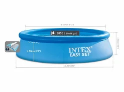 Intex Piscina Desmontable|Piscina hinchable Easy Set 3853L 4 personas con depuradora Ø305x76 cm