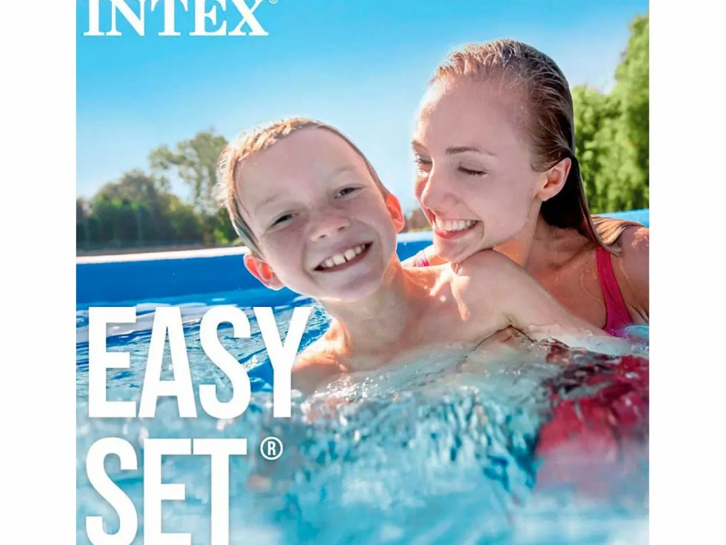 Intex Piscina Desmontable|Piscina hinchable Easy Set 3853L 4 personas con depuradora Ø305x76 cm