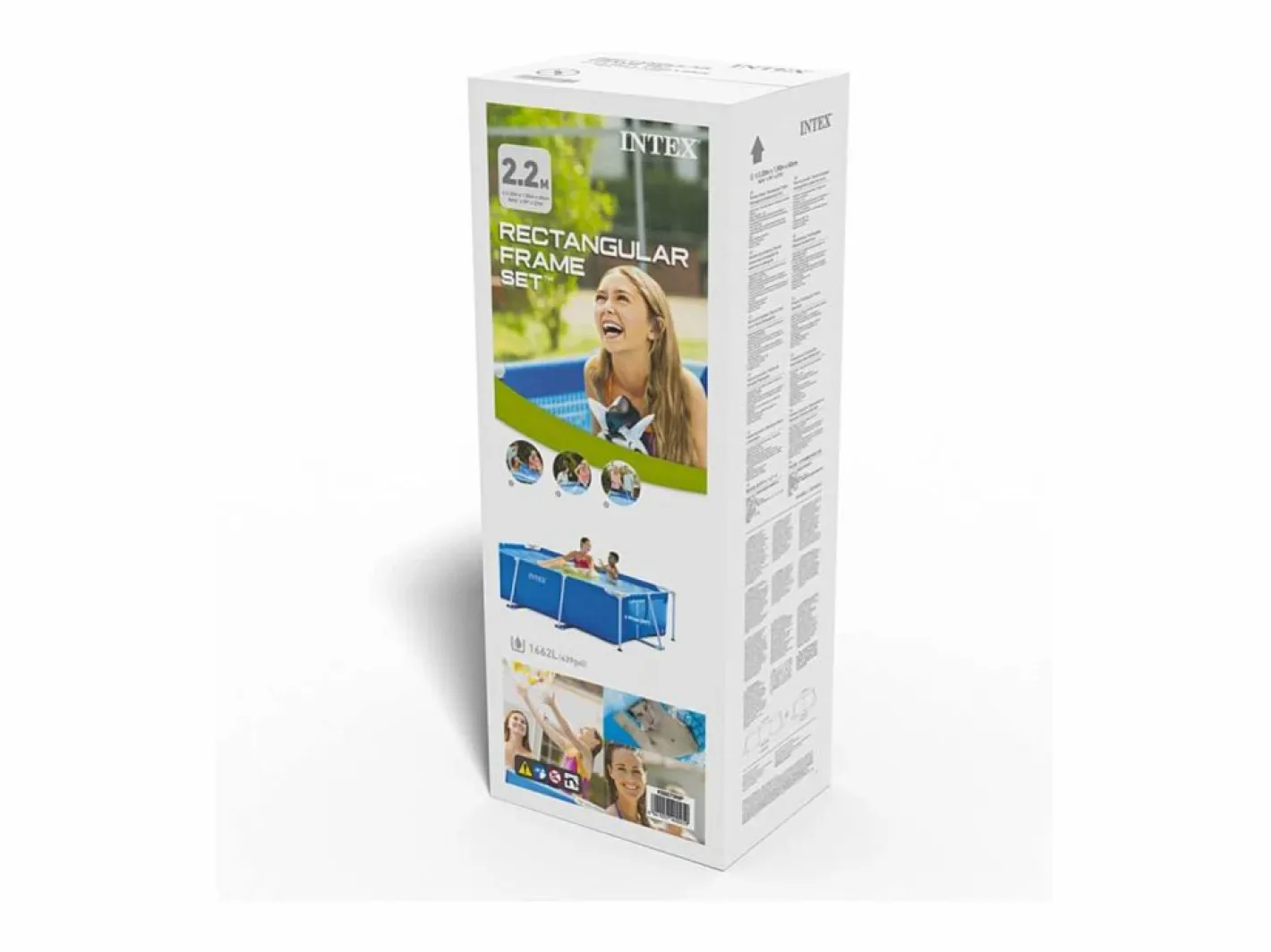 Piscina rectangular Small Frame familiar 28270 1662L 220x150 cm^Intex Online