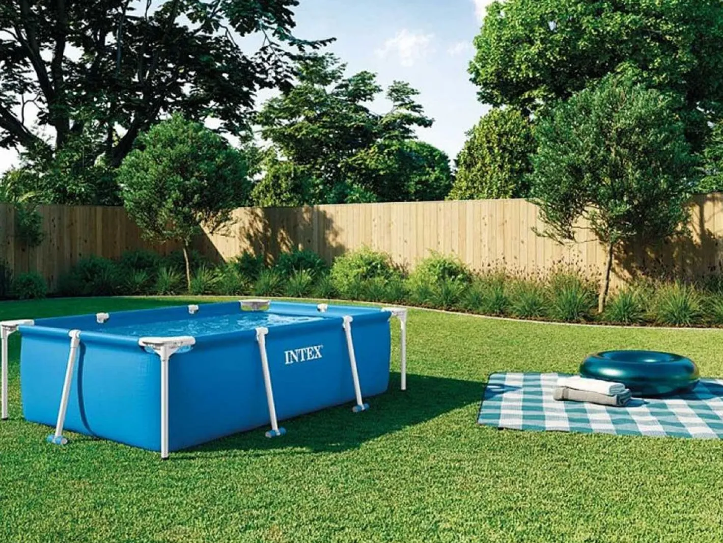 Piscina rectangular Small Frame familiar 28270 1662L 220x150 cm^Intex Online
