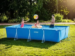 Piscina rectangular Small Frame 28273 familiar 7127L 450x220 cm^Intex Sale