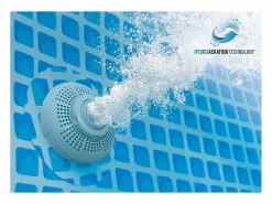 Intex Piscina Tubular|Piscina redonda desmontable Ultra XTR Frame 30079L con depuradora gris oscuro Ø610x122 cm