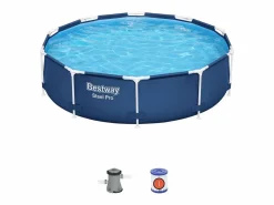 Piscina Steel Pro 305x76 cm ES819032 Azul Hot