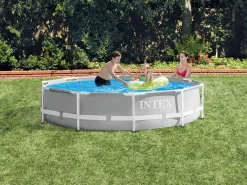 Piscina tubular Prism Frame redonda 3,66 x 0,76 m - - claro^Intex