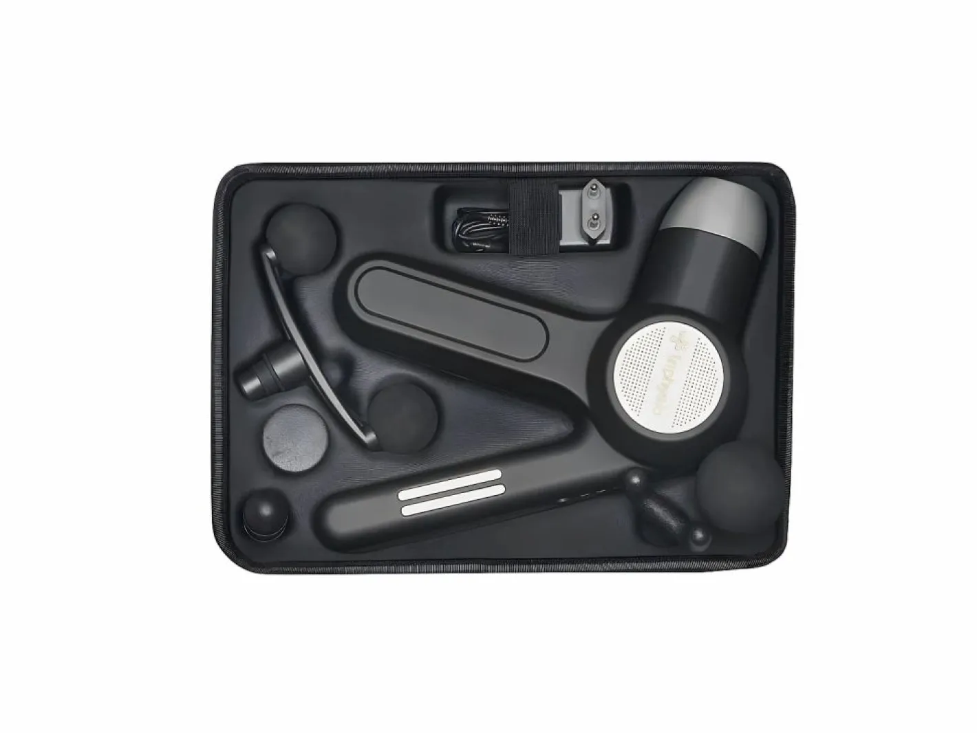 Inphysio Pistola de Masaje Muscular Vibratorio de Terapia Percusiva MACMASSAGE 59 Negro Hot