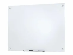 Pizarra Magnética de Cristal SucceBuy, 90 x 60cm, Borrado en Seco Sin Marco^ Online