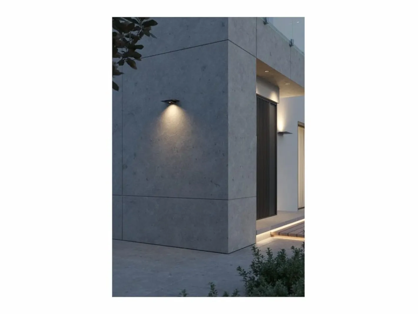 Pla Corten - Aplique de pared LED de 35 W con interruptor CCT 2700K/3200K/4000K en aluminio, luz de pared ascendente - Beneito & Faure^ Discount