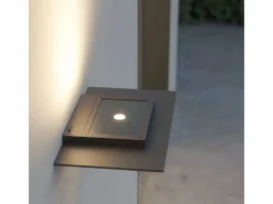 Aplique Para Pared|Pla XL - Aplique de pared LED de 35 W con interruptor CCT 2700K/3200K/4000K en aluminio, aplique de pared con luz ascendente - Beneito & Faure