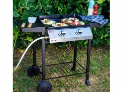 Plancha de asar a gas 2 fuegos 5,3kW PAMPLUNA^Somagic Outlet