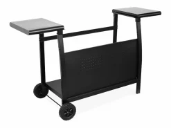 Plancha de gas 4 quemadores de acero inoxidable con carrito y^ Online