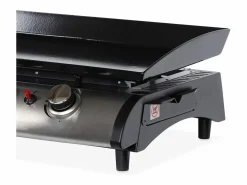 Plancha de gas 4 quemadores de acero inoxidable con utensilios, 10kw^Sweeek Sale