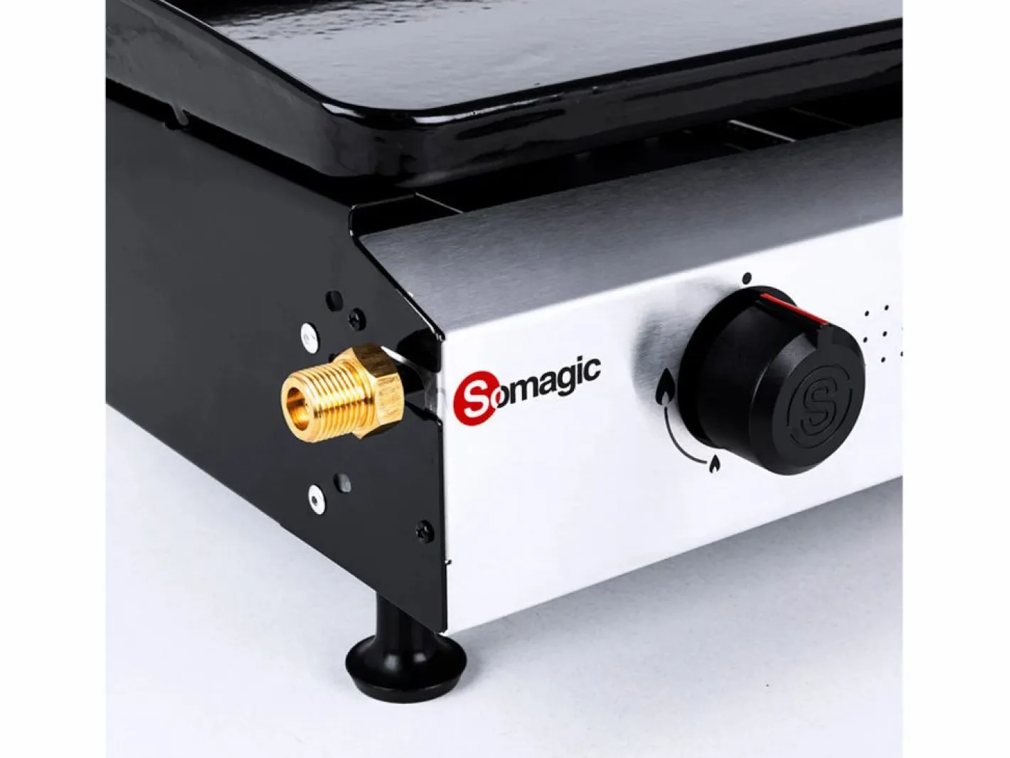 Somagic Plancha Cocina|Plancha de gas de 3 fuegos ANETO