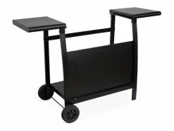 Sweeek Plancha de gas de 3 quemadores 7,5kw + carro Negro New