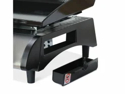 Sweeek Plancha de gas de 3 quemadores 7,5kw + carro Negro New