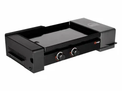 Somagic Plancha de gas especial hamburguesas 5,6kW - Negro Clearance