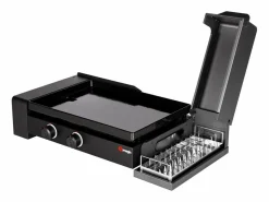 Somagic Plancha de gas especial hamburguesas 5,6kW - Negro Clearance