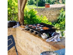 Plancha de gas SOLIA 300 3 quemadores 6,45kW -^Somagic Discount