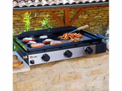 Plancha de gas SOLIA 300 3 quemadores 6,45kW -^Somagic Discount