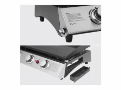 Happy Garden Plancha Cocina|Plancha de gas SÉVILLE 3 quemadores 7,5kW -