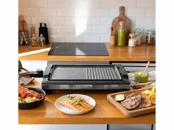 Plancha eléctrica Cecotec Tasty&Grill 2000 Inox MixStone 2000W /inox Negro New