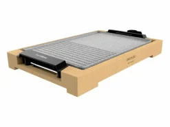 Plancha eléctrica Cecotec Tasty&Grill 2000 Bamboo MixStone 2000W madera/gris Negro