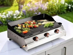 Somagic Plancha Cocina|Plancha Premium 3 quemadores -