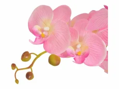 Planta artificial con maceta Orquídea 65 cm Rosa Outlet