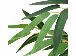 Planta artificial con maceta Bamboo Twiggy 90 cm Verde Online